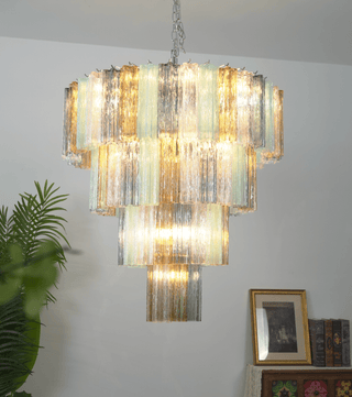 Kobi Eclat Lustre Élégant en Verre Prismatique Coloré