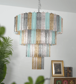 Kobi Eclat Lustre Élégant en Verre Prismatique Coloré