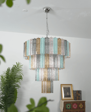 Kobi Eclat Lustre Élégant en Verre Prismatique Coloré