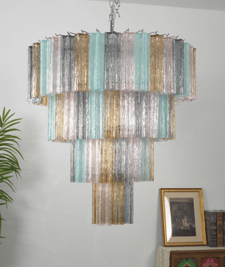 Kobi Eclat Lustre Élégant en Verre Prismatique Coloré