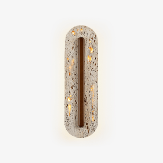 Cato Bellamont Applique Murale Minimaliste en Travertin Beige
