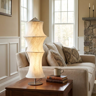 Silvara Cocoon Table Lamp-Neutral Decor