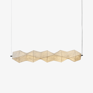 Silvara Fold Linear Pendant Lamp-Neutral Decor