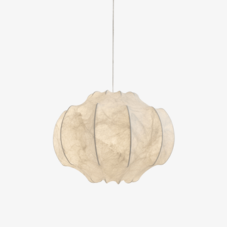 Lunara Silk Bloom Pendant Lamp-Neutral Decor