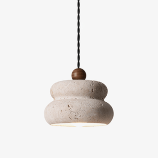 Nivora Stone Pendant Lamp-Neutral Decor