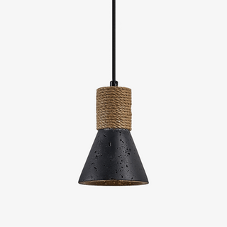Ravena Rope Cone Pendant Lamp-Neutral Decor