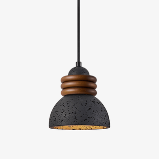 Riso Suspension en Travertin Noir