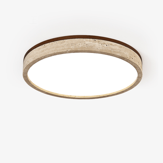 Xoan Plafonnier en Travertin Halo Rond