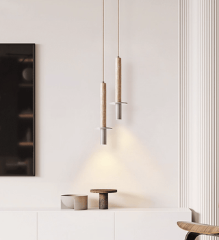 Wren Slim Travertin Jaune Suspension