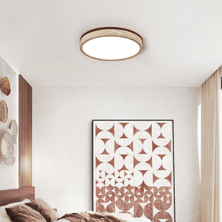 Xoan Plafonnier en Travertin Halo Rond