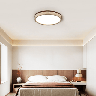 Xoan Plafonnier en Travertin Halo Rond