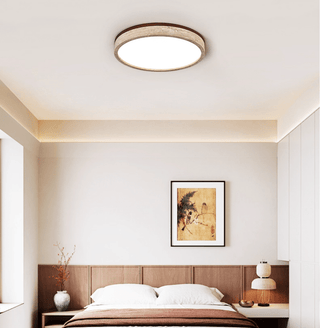 Xoan Plafonnier en Travertin Halo Rond