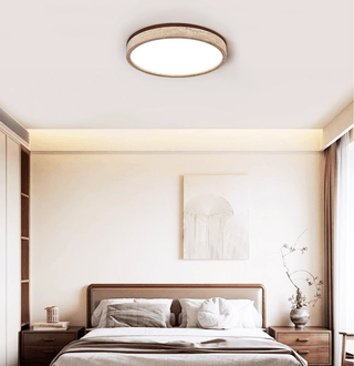 Xoan Plafonnier en Travertin Halo Rond