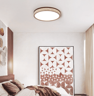 Xoan Plafonnier en Travertin Halo Rond