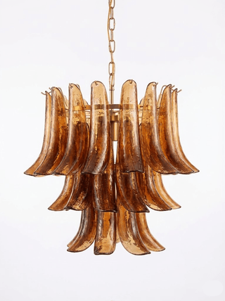 Grav Lustre en Verre de Murano Artistique