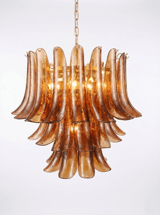 Grav Lustre en Verre de Murano Artistique