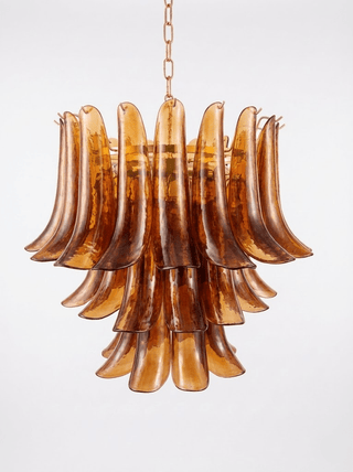 Grav Lustre en Verre de Murano Artistique