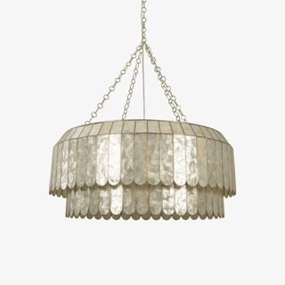 Capiz Aurelia Chandelier-Neutral Decor