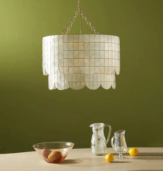 Flyn Lustre en Coquille d'Or Et Métal à La Forme de Vagues Wavecrest