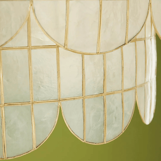 Flyn Lustre en Coquille d'Or Et Métal à La Forme de Vagues Wavecrest