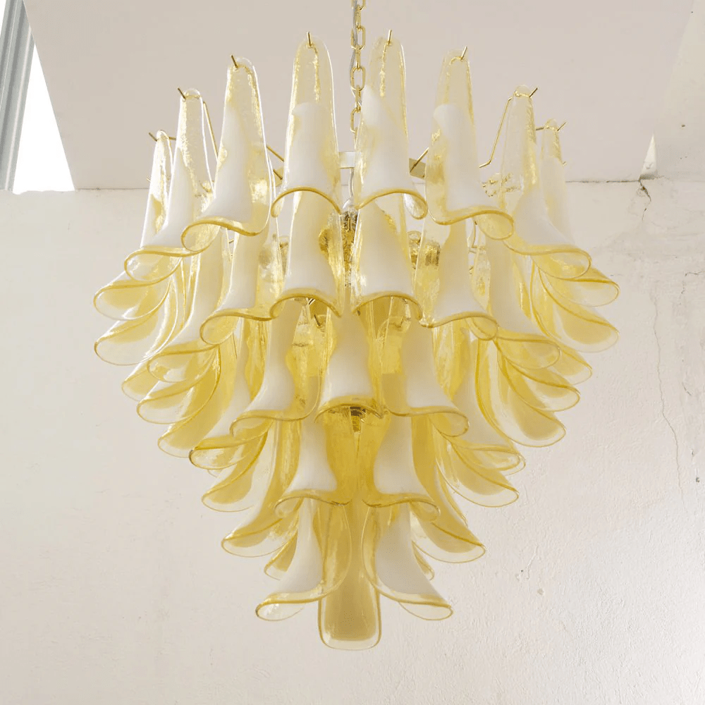Cysp Lustre en Verre de Murano Romantique Sculptural
