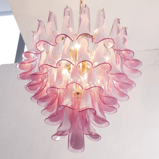 Cysp Lustre en Verre de Murano Romantique Sculptural