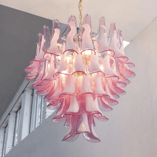 Cysp Lustre en Verre de Murano Romantique Sculptural