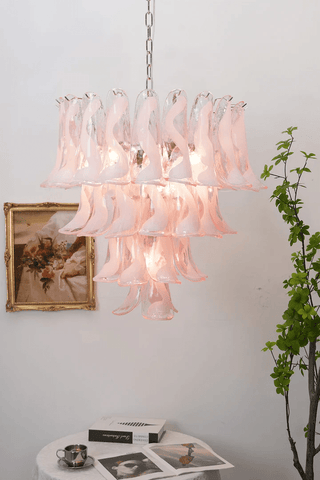 Cysp Lustre en Verre de Murano Romantique Sculptural