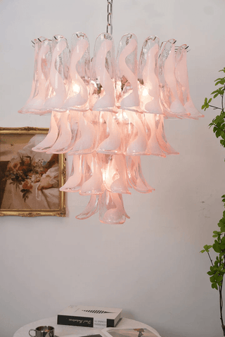 Cysp Lustre en Verre de Murano Romantique Sculptural
