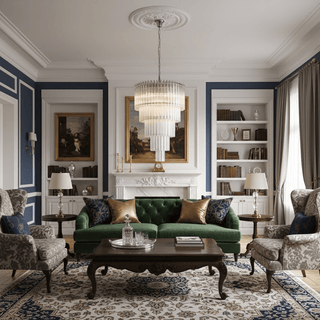 Qydr Luxurious Lustre en Verre