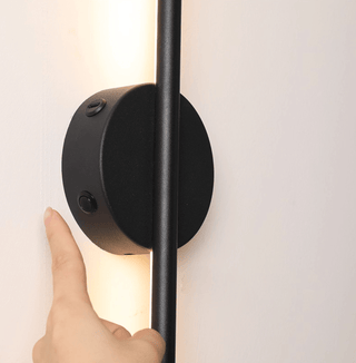 Fral Noir Applique Murale sans Fil Rechargeable Élégante