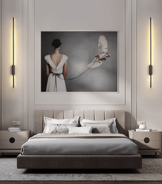 Nomk Ligne Noire Applique Murale Rechargeable