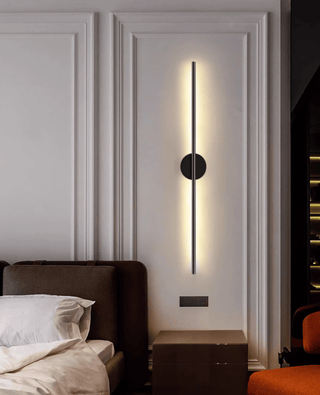 Nomk Ligne Noire Applique Murale Rechargeable