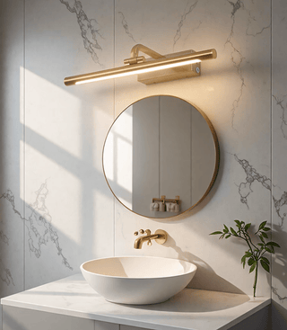 Geth Cadre Doré Applique Murale Rechargeable