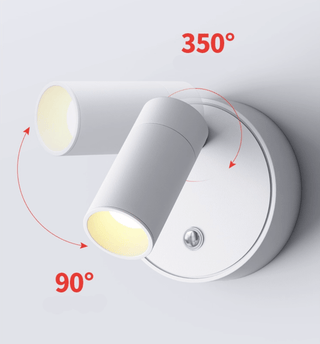 Dorv Applique Murale Rechargeable en Acrylique Pivot