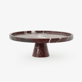 Tesk Plateau sur Socle en Marbre Marquina