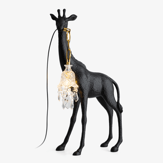 Fexl Lampadaire Sculpture Girafe Royale Luxueux