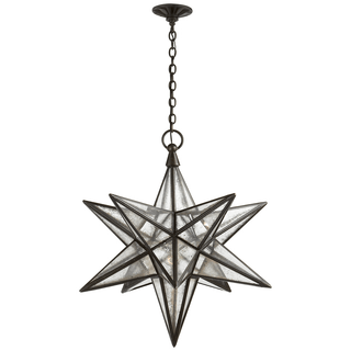 Sotr Lustre Étoile en Verre Élégante