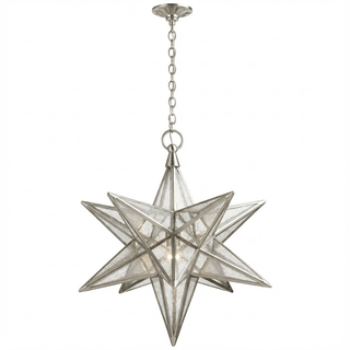 Sotr Lustre Étoile en Verre Élégante