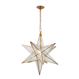 Sotr Lustre Étoile en Verre Élégante