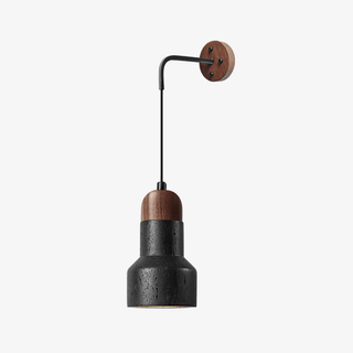 Alcarion Applique Murale Vintage Noir Travertin