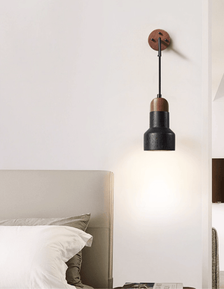 Alcarion Applique Murale Vintage Noir Travertin