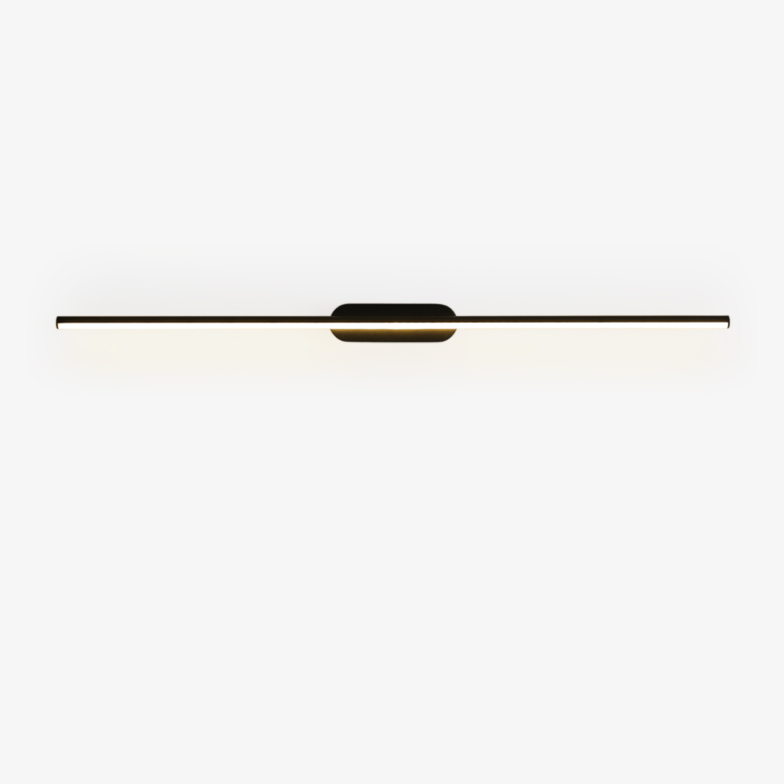Qirma Noir Applique Murale Minimaliste Linéaire Étroite