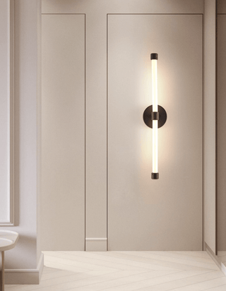 Voske Applique Murale Tube Vertical Minimaliste Laiton