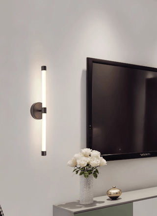 Voske Applique Murale Tube Vertical Minimaliste Laiton