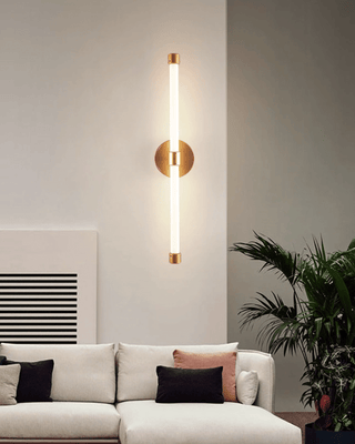 Voske Applique Murale Tube Vertical Minimaliste Laiton