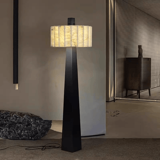 Wolve Lampadaire Albâtre Obelisk
