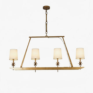 Lynve Lustre Élégant Stellaire Linéaire en Laiton