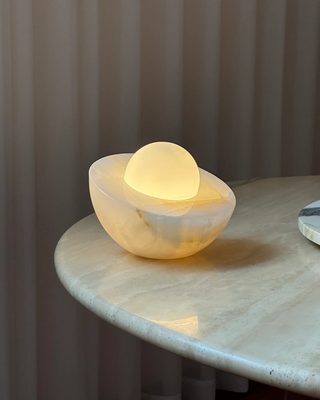 Fryle Lampe de Table Minimaliste en Jade