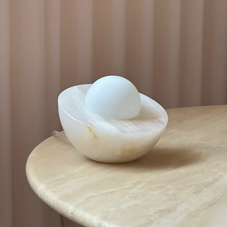 Fryle Lampe de Table Minimaliste en Jade
